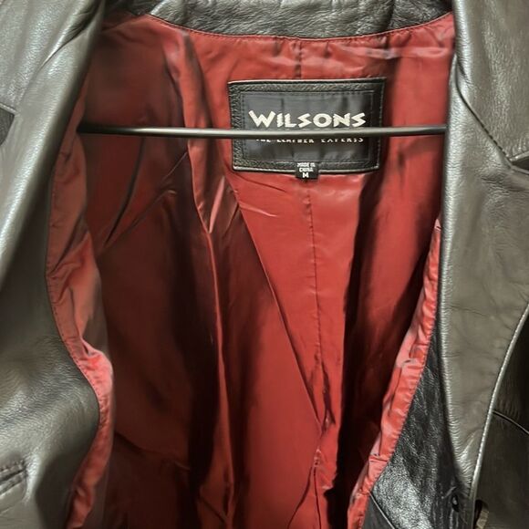 Wilson’s Black Leather Jacket - Picture 3 of 7